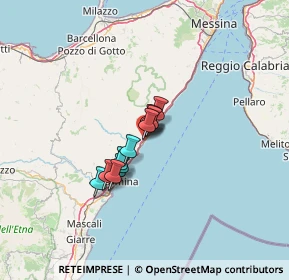 Mappa Via Lungomare Barracca, 98028 Santa Teresa di Riva ME, Italia (8.35667)