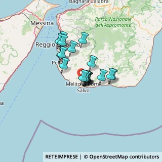 Mappa Via Ghiaghindi, 89063 Melito di Porto Salvo RC, Italia (9.61684)