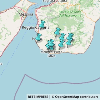Mappa Via Ghiaghindi, 89063 Melito di Porto Salvo RC, Italia (8.9075)