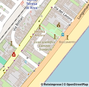 Mappa Piazza municipio, 98028 Santa Teresa Di Riva ME, Italia (0.07308)