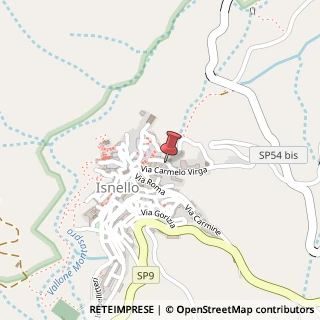 Mappa Via Dante,  14, 90010 Isnello, Palermo (Sicilia)