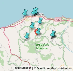 Mappa Via San Michele, 90010 Isnello PA, Italia (6.84273)