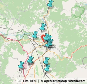 Mappa Via Fiorentina, 52100 Arezzo AR, Italia (6.9325)