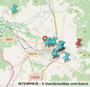 Mappa Via Fiorentina, 52100 Arezzo AR, Italia (3.27667)