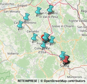 Mappa Via Gaetano Pieraccini, 53036 Poggibonsi SI, Italia (15.131)