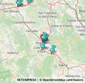 Mappa Via Gaetano Pieraccini, 53036 Poggibonsi SI, Italia (25.965)