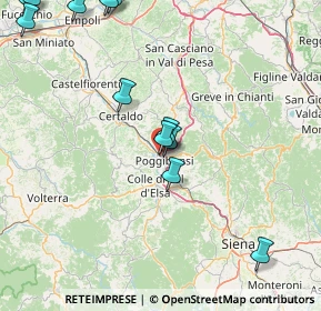 Mappa Via Gaetano Pieraccini, 53036 Poggibonsi SI, Italia (21.33083)