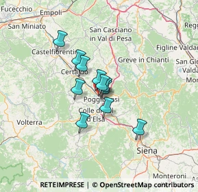 Mappa Via Gaetano Pieraccini, 53036 Poggibonsi SI, Italia (8.34364)