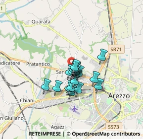 Mappa Piazza, 52100 Arezzo AR, Italia (1.125)
