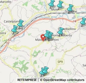 Mappa Via Spontini, 60030 Maiolati Spontini AN, Italia (2.54364)