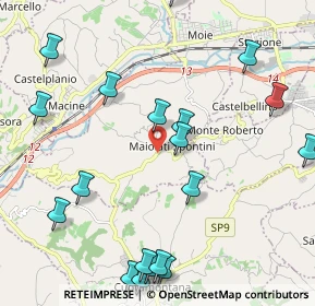 Mappa Via Spontini, 60030 Maiolati Spontini AN, Italia (2.788)