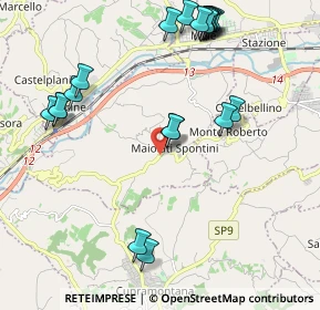 Mappa Via Spontini, 60030 Maiolati Spontini AN, Italia (2.5015)