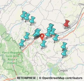Mappa Via Spontini, 60030 Maiolati Spontini AN, Italia (5.96529)