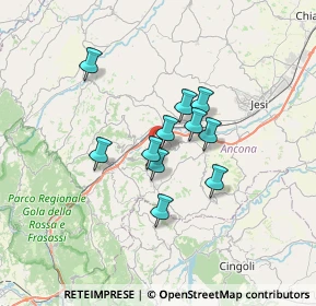 Mappa Via Spontini, 60030 Maiolati Spontini AN, Italia (4.92636)