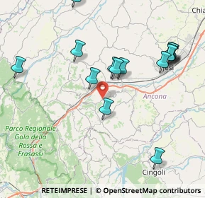Mappa Via Spontini, 60030 Maiolati Spontini AN, Italia (8.85133)