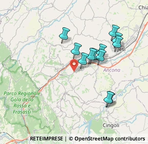 Mappa Via Spontini, 60030 Maiolati Spontini AN, Italia (6.74583)
