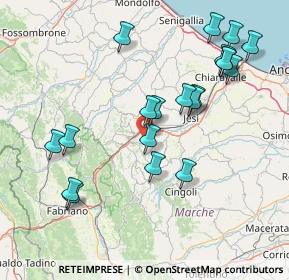 Mappa Via Spontini, 60030 Maiolati Spontini AN, Italia (16.8875)