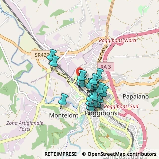 Mappa Via Antonio Pacinotti, 53036 Poggibonsi SI, Italia (0.693)