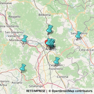 Mappa Via Vincenzo Bellini, 52100 Arezzo AR, Italia (9.84333)