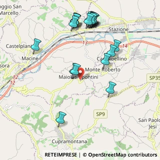 Mappa Via Olimpia, 60030 Maiolati Spontini AN, Italia (2.4365)