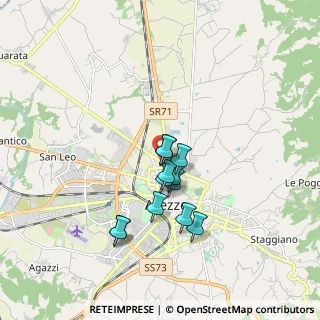 Mappa Via V.Fossombroni, 52100 Arezzo AR, Italia (1.39333)