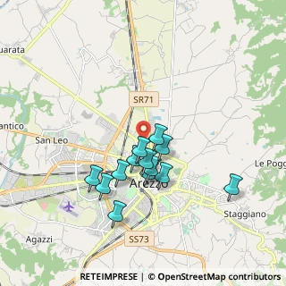 Mappa Via V.Fossombroni, 52100 Arezzo AR, Italia (1.57308)