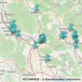 Mappa Via V.Fossombroni, 52100 Arezzo AR, Italia (19.617)