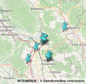 Mappa Via V.Fossombroni, 52100 Arezzo AR, Italia (8.97)