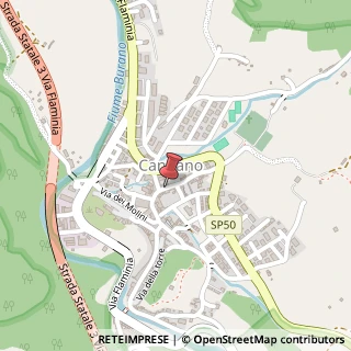 Mappa Via Giuseppe Mazzini,  8, 61044 Cantiano, Pesaro e Urbino (Marche)