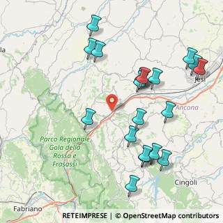 Mappa Via Guglielmo Marconi, 60030 Rosora AN, Italia (9.128)
