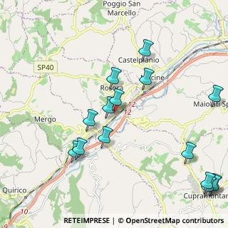 Mappa Via Guglielmo Marconi, 60030 Rosora AN, Italia (2.624)