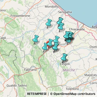 Mappa Via Guglielmo Marconi, 60030 Rosora AN, Italia (11.9015)