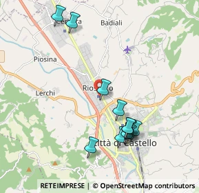 Mappa Via Sacco e Vanzetti, 06012 Città di Castello PG, Italia (2.08)