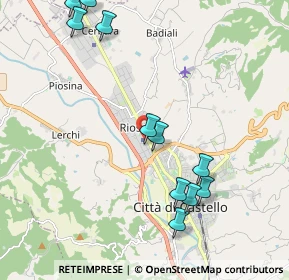 Mappa Via Sacco e Vanzetti, 06012 Città di Castello PG, Italia (2.4)