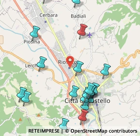 Mappa Via Sacco e Vanzetti, 06012 Città di Castello PG, Italia (2.5015)