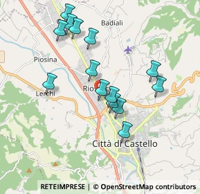 Mappa Via Sacco e Vanzetti, 06012 Città di Castello PG, Italia (1.795)