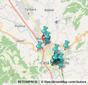 Mappa Via Sacco e Vanzetti, 06012 Città di Castello PG, Italia (1.61563)