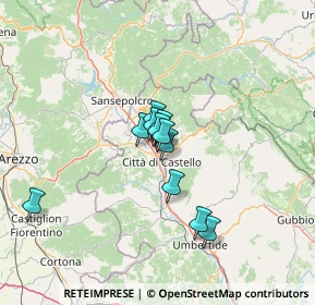 Mappa Via Sacco e Vanzetti, 06012 Città di Castello PG, Italia (8.97)