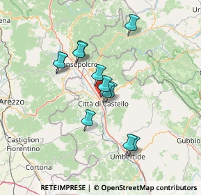 Mappa Via Sacco e Vanzetti, 06012 Città di Castello PG, Italia (11.8175)