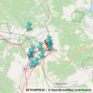 Mappa Via Golgi, 52100 Arezzo AR, Italia (5.82727)