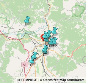 Mappa Via Niccolò Paganini, 52100 Arezzo AR, Italia (4.76818)