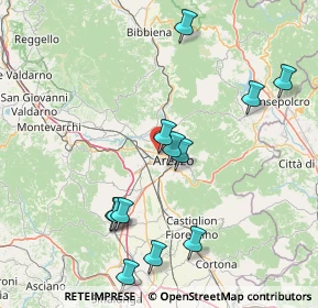 Mappa Via Niccolò Paganini, 52100 Arezzo AR, Italia (17.335)
