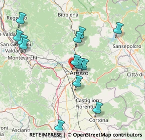 Mappa Via Niccolò Paganini, 52100 Arezzo AR, Italia (17.07308)