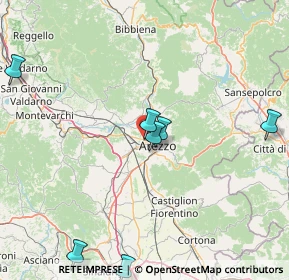 Mappa Via Niccolò Paganini, 52100 Arezzo AR, Italia (35.31278)