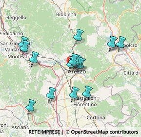 Mappa Via Niccolò Paganini, 52100 Arezzo AR, Italia (14.14063)