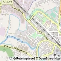 Map Poggibonsi