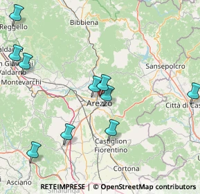 Mappa Via dei Platani, 52100 Arezzo AR, Italia (21.64091)