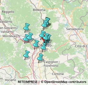 Mappa Via del Maspino, 52100 Arezzo AR, Italia (8.94875)
