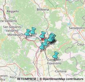 Mappa Loc. Pratantico, 52100 Arezzo AR, Italia (7.57583)