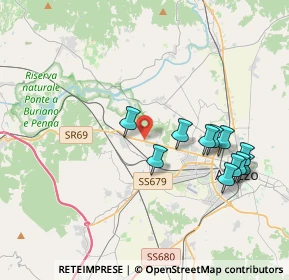 Mappa Loc. Pratantico, 52100 Arezzo AR, Italia (3.96636)